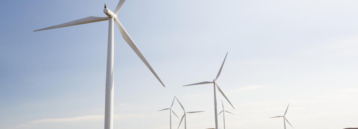 aerogeradores em campo