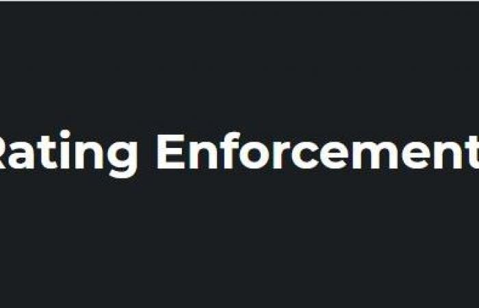 Rating enforcement 2021 GCR