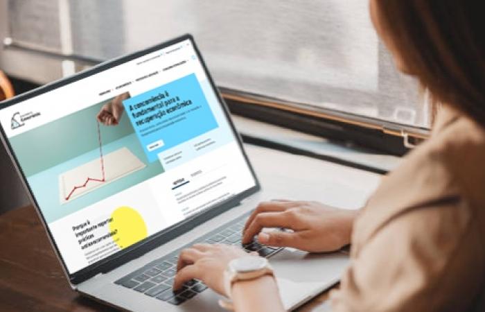 descubra o novo site da AdC