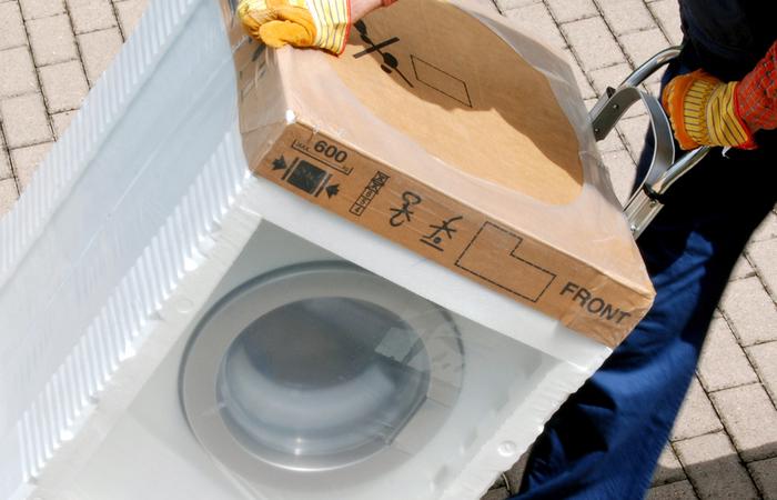 entrega máquina de lavar