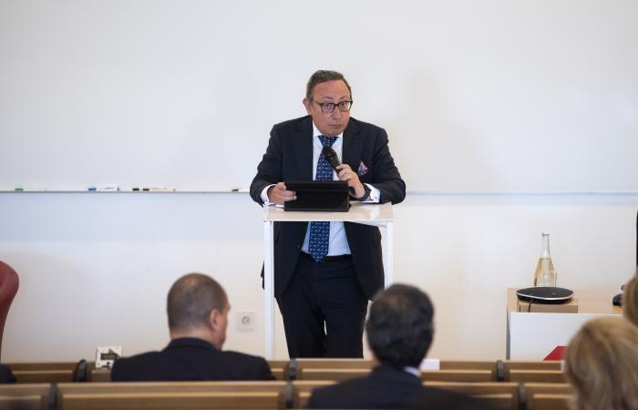 Miguel Moura e Silva na sessão de encerramento da conferência VdA