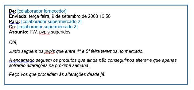 email entre fornecedor e distribuidor relativo ao comunicado 23_2021
