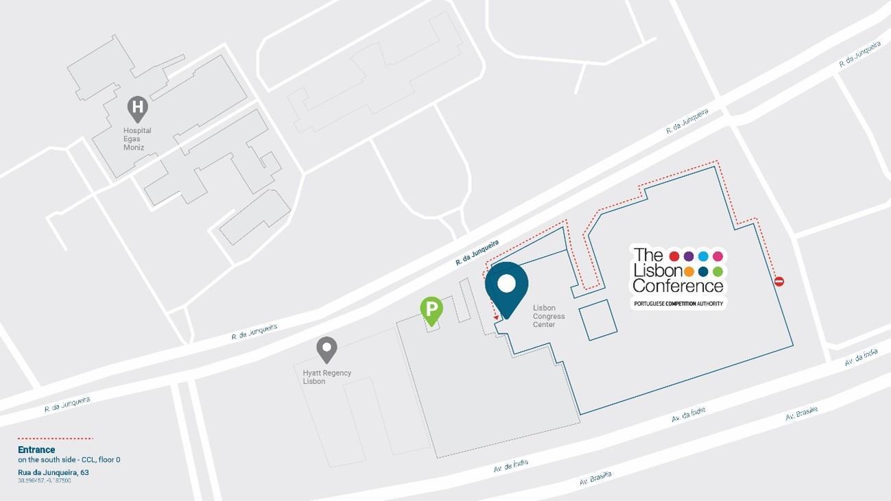 Lisbon Conference map